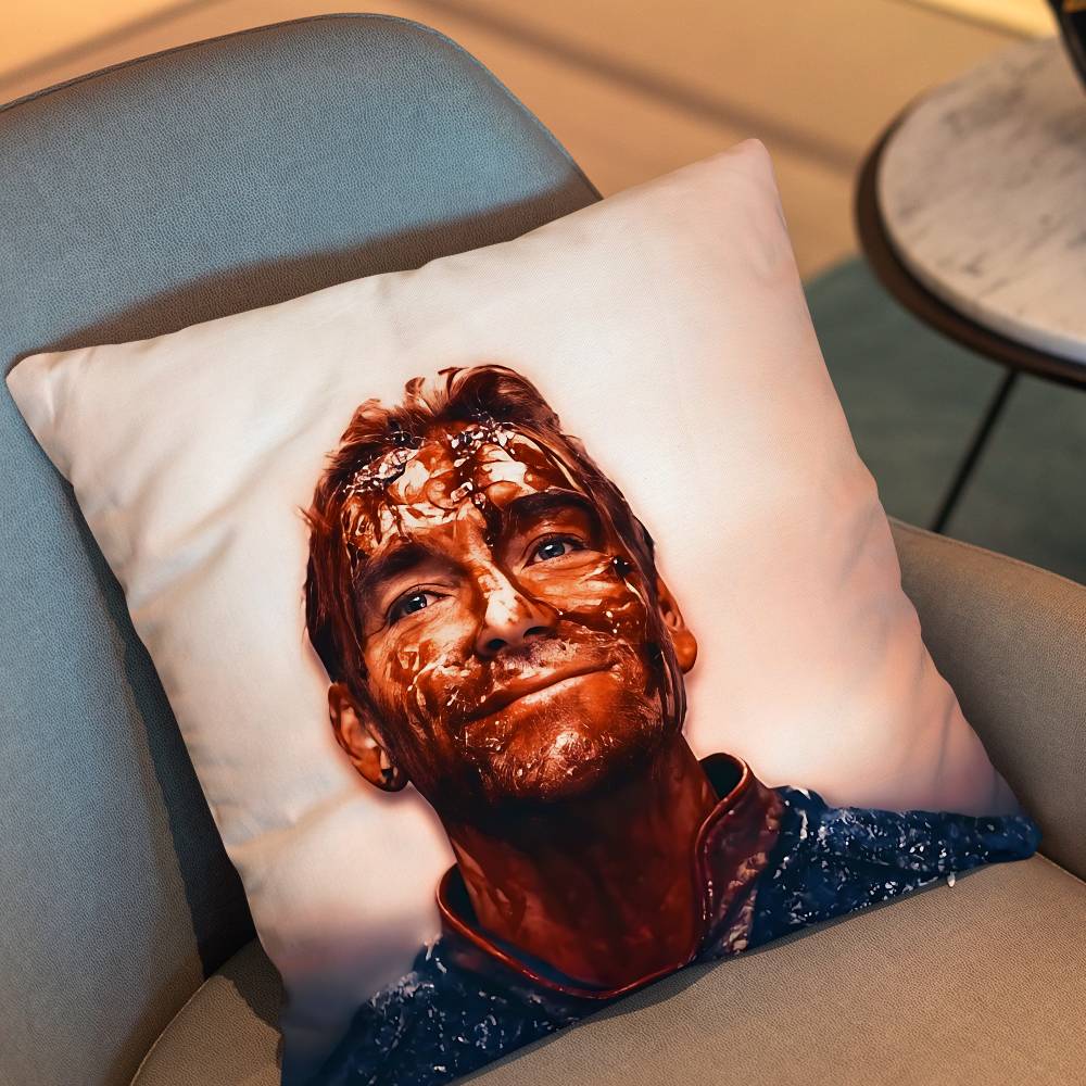 Cool Soldier Boy Movie Homelander Cushion Cover Suitable For Sofa Car Bedroom Office Cushions Decorative Pillow Case