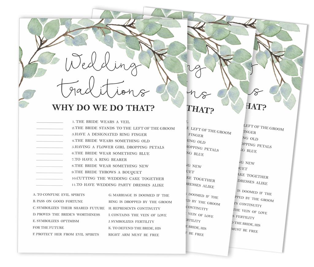 Inkdotpot Bridal Wedding Shower Bachelorette Party Bulk Blank Square Fill In Gift Ideas