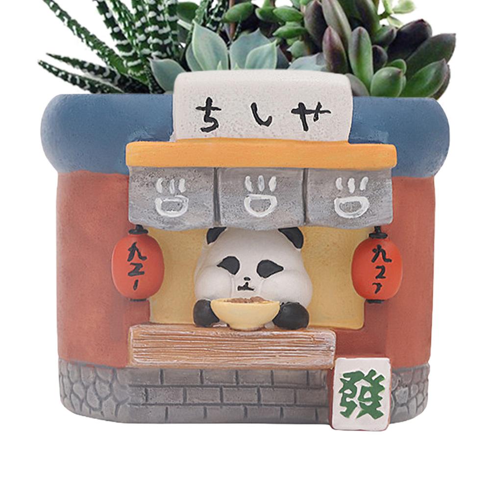 Small Succulent Pots Creative Indoor Planter Succulent Planter Compact Succulent Plant Flowerpot Resin Cactus Planter For Home