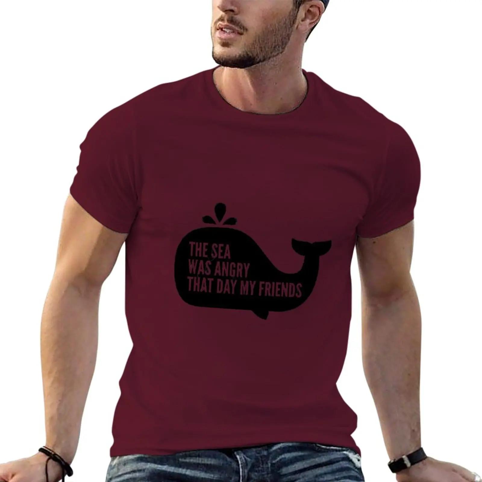 

New The Sea Was Angry That Day My Friends TShirt quick drying shirt boys t shirts heavy weight t shirts for men S