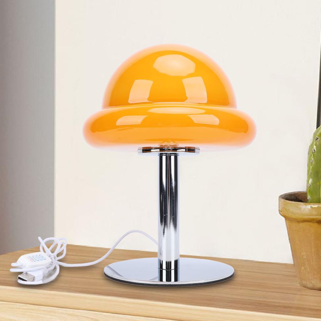 Mushroom Table Lamp Cute 3 Color Dimmable En gy Saving Desk Mushroom Ambient Light for Bedside Decoration
