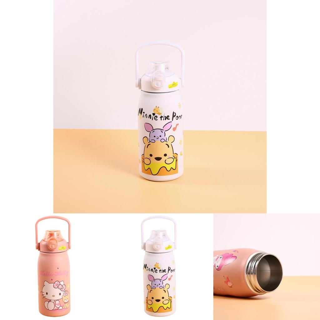 Cartoon Sanrio Insulated Thermos With Large Capacity Purple Cool Rice Color No)
