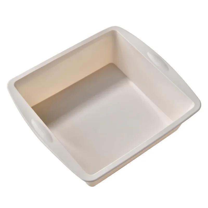 Silicone Cake Mold Round & Square Non-stick Baking Pan for DIY Bread Cupcake and Desserts Easy-to-Release Home Baking Tool