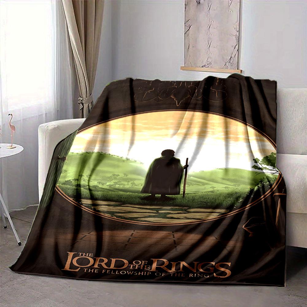 1 Stück Der Herr der Ringe Decke Leichte Flanell-Kuscheldecke für Sofa, Bett, Reise, Wohnzimmer, Büro, Couch, Stuhl und Bett