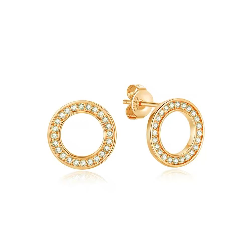 925 Sterling Silver Stud Earrings Set Circle/Zircon/Pearl/Daisy/Teardrop/Soccer Design Multi-Style Vintage Jewelry for Women