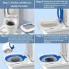 Reusable Cat Toilet Guide Cat Toilet Trainer Cat Toilet Sand Tray Sand Pot Training Mat Cat Toilet Training Cleaning Seat Tool