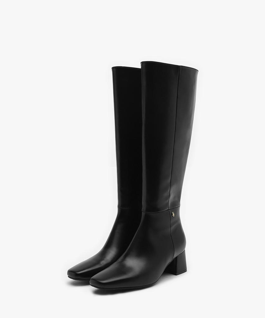 Sappun Elif Square Long Boots (5Cm)