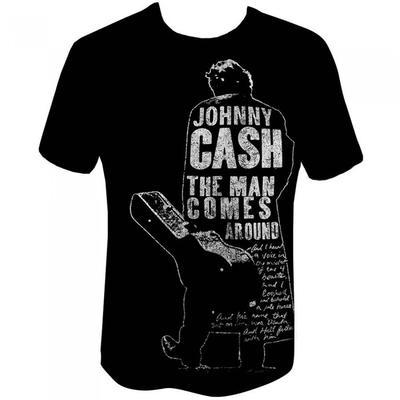 Johnny Cash Unisex Yetişkin Adam Geri Geliyor Tişört