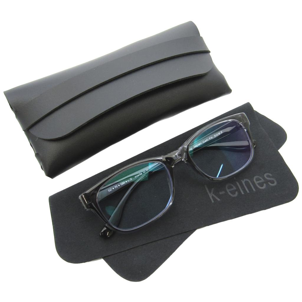 TR90 Square Wellington HEV420 Yellow Light Suitable for Desk and Night Driving k-eines Glasses, Bi-Contrast, & Blocking, Work, Driving, (Gray)