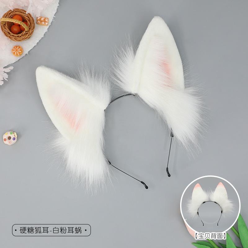 Simulation animal ear headgear Comic-Cute Girl Accessories Cosplay Props Fox Ears Hair Accessories Fox Ears Headband