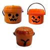 Mini Halloween Bucket Candy Holder Spooky Mini Bucket Figurines Trick or Treat