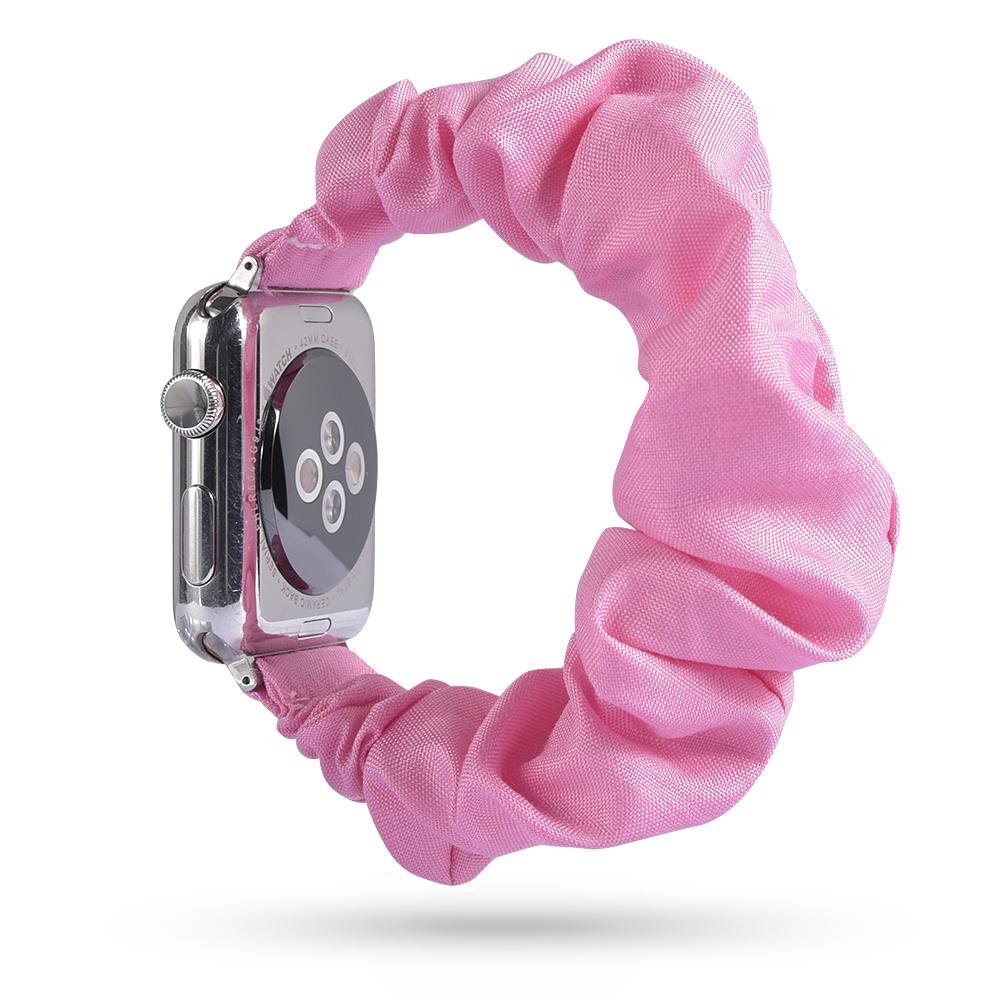 Scrunchie Strap for apple watch band 44mm 40mm 45mm 41mm 38mm 42mm 49mm correa bracelet iwatch series 4 5 6 3 SE 7 8 9 ultra 2