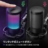 FIFINE USB Condenser Microphone A6V (Black)RGB Lighting, Cardioid, Plug & PlayFor PC, PlayStation, YouTube, Gaming, Streaming
