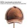 Men Women Sheepskin Wool Hat Cold Weather Hiking Hat Warm Cycling Skiing Hat
