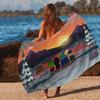 Classic animation S-South Cartoon Park Microfiber Blanket Quick Drying Beach Towels Oversized Printing Super Absorbent Pool