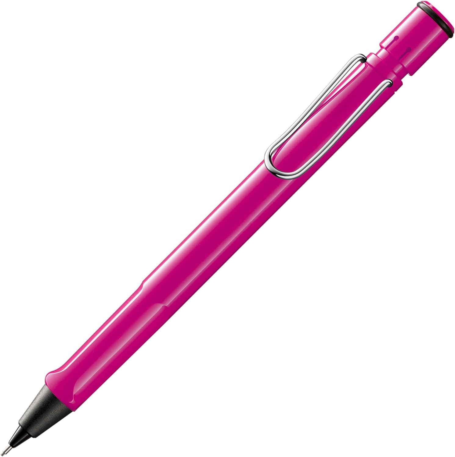 LAMY Safari Pink Pencil Ergonomic Grip Mechanical Pencil with Durable ASA Plastic Body Ideal for Writing and Drawing Includes LAMY M 41 Fine Point розовый