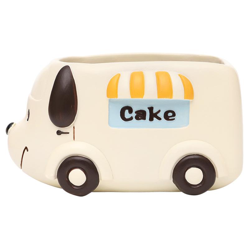 Kreative Cartoon Tier Sukkulententöpfe Büro Zuhause Balkon Pflanzendekor Mini Landschaft Blumentopf