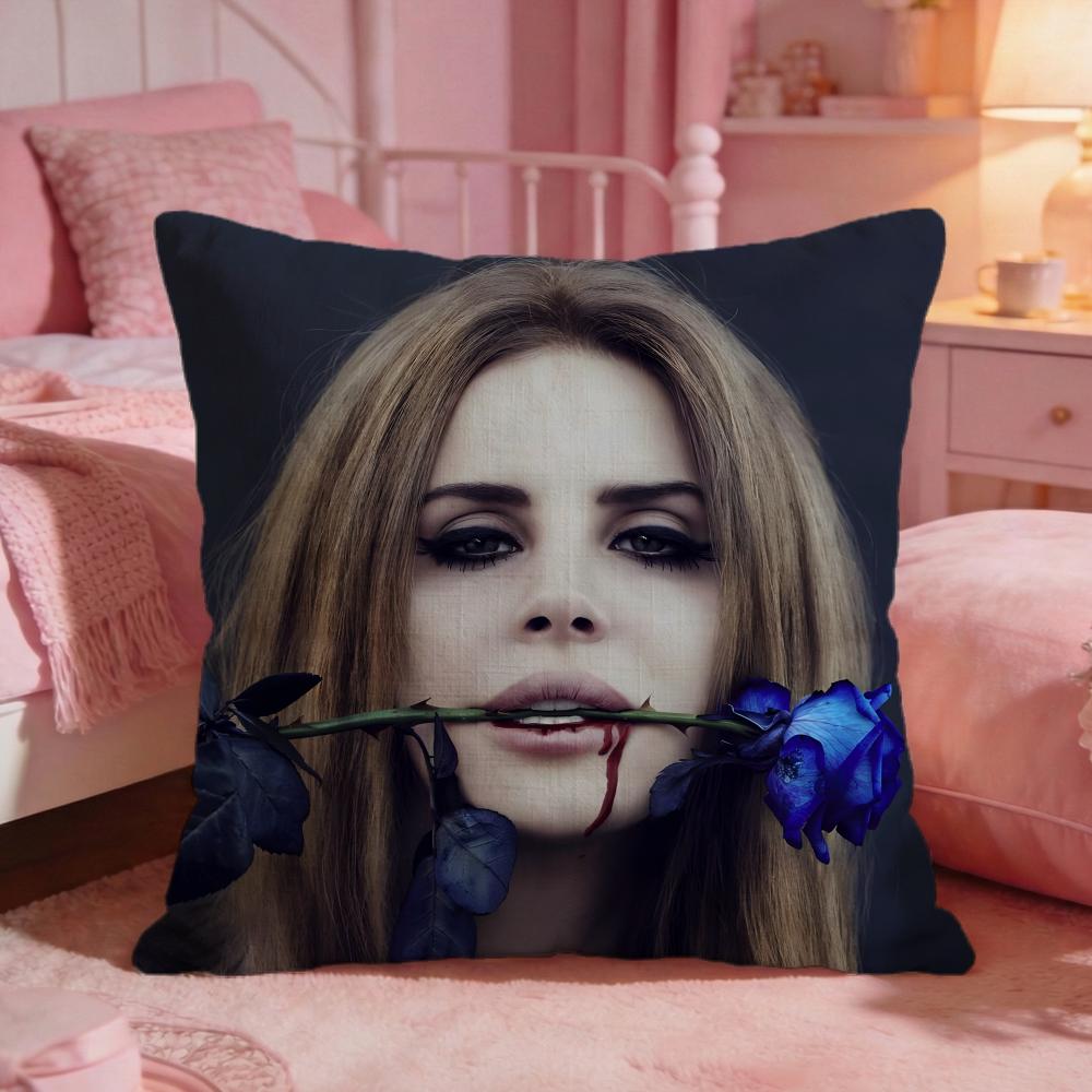 singer lLana Del Rey Cushion Cover Premium Comfort Reversible Pillow Cove Two in One Design for Any Room  Car Interior