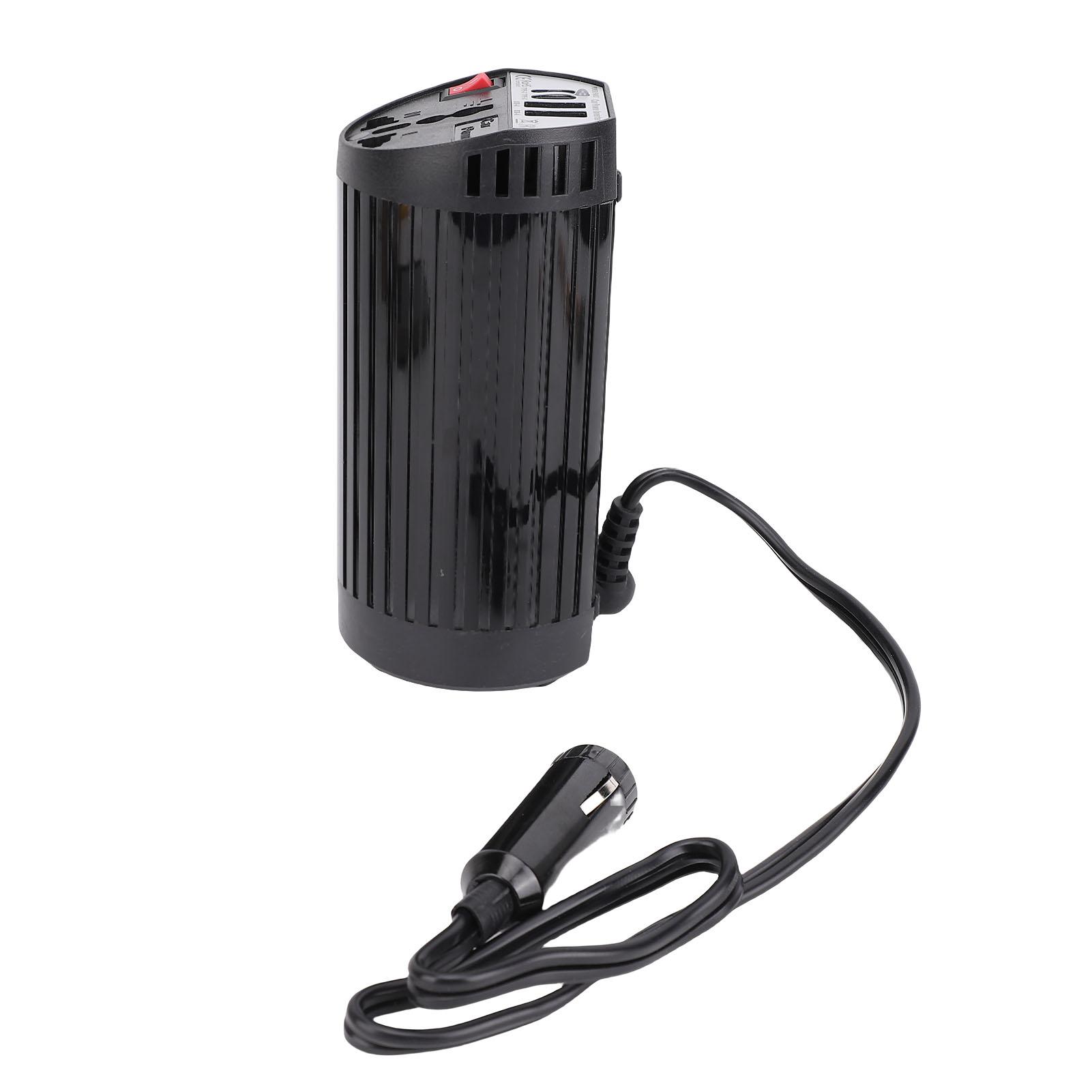 

Автомобильный инвертор постоянного тока 12 В в переменный ток 220 В 200 Вт с гнездом для прикуривателя, PD 24 Вт, QC 24 В, быстрая зарядка