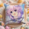 Hyperdimension Neptunia Cute Cushion Cover Home & Car Multi-Scene Pillow Cover - Reversible, Soft & Durable For Daily Use