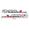 for Subaru Forester XV Tribeca Outback Impreza Legacy STI WRX BRZ Auto 3D Window Laser Reflective Emblem Stickers Accessories Z15