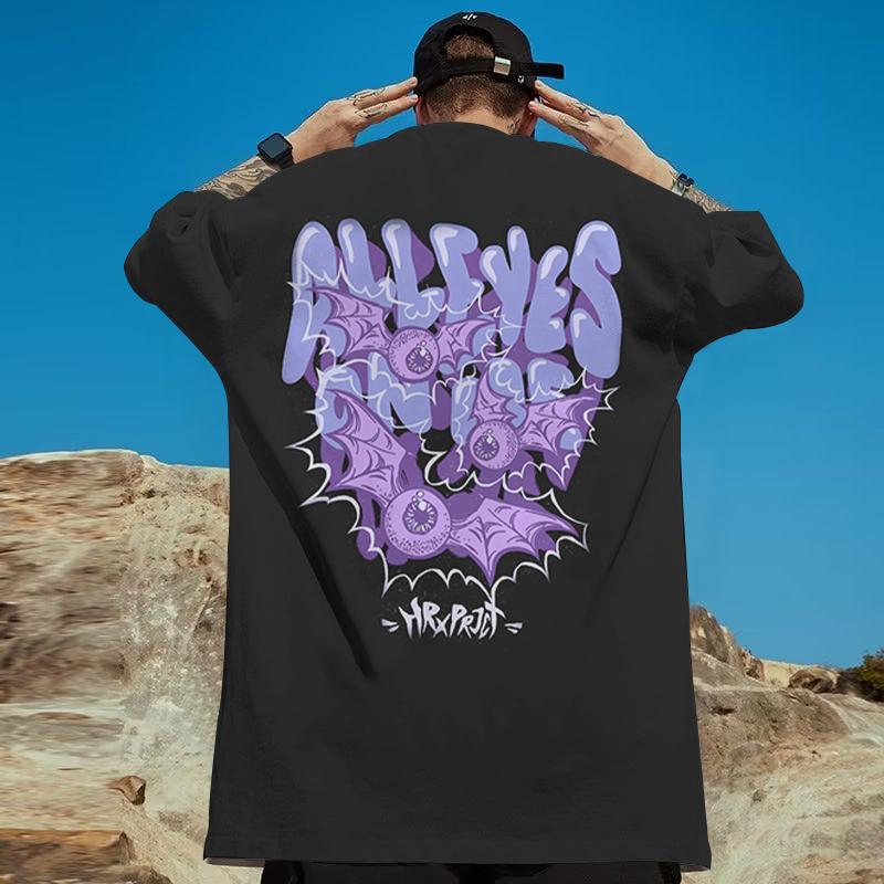 New Men's T-Shirt Coconut Tree Print T-Shirt For Men Summer Oversized Short Sleeve Tees Daily Casual male Clothes Tops