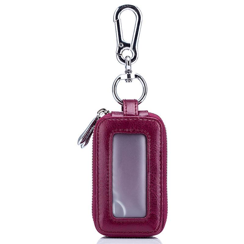 Popular car key bag wish zipper, double men's key bag waist hanging