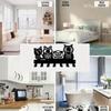 Owl Shaped Key Holder Wall Hook, 24.9cm Metal Coat Hat Hook for Hallway Office Kitchen Bathroom Indoor Decor