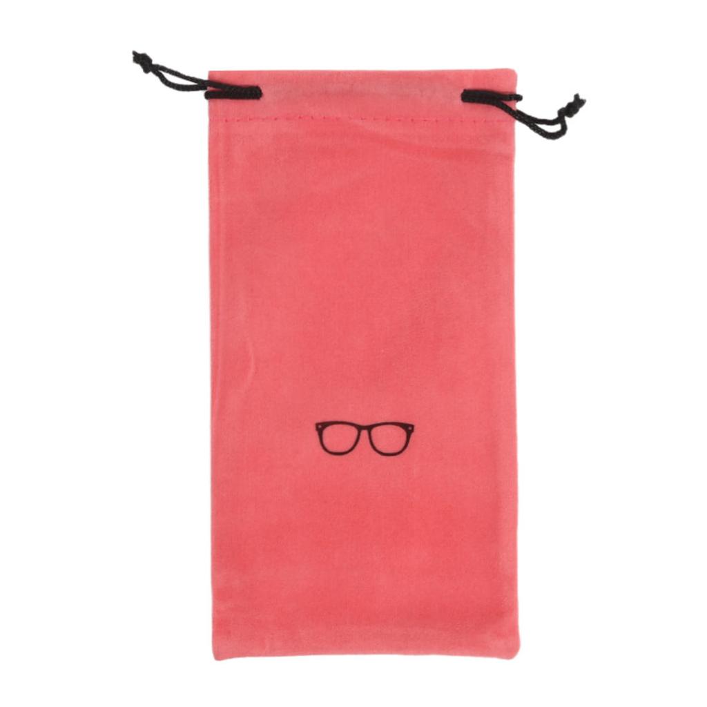 10 Pcs Soft Sunglasses Bag Drawstring Flocking Fabric Dust Proof Pouch Pocket Glasses Carry Bag Portable Eyewear Container