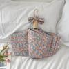 OIMG Vintage Floral 3-Fold Manual Sun and Rain Umbrella