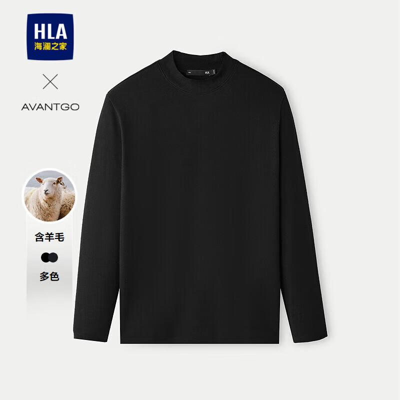 Men s Classic Mock Neck Long Sleeve T-Shirt L