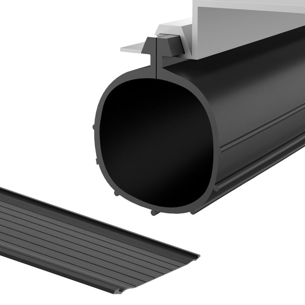 U-Shape Garage Door Bottom Seal Wear Resistance Replacement Seal  Garage Door Installation