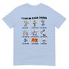 Unisex Shirt Cotton Oversize Large Size I Can Do Hard Things Teacher Back To School Children's Book T-Shirt
