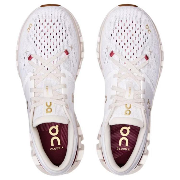 (WMNS) On Running Cloud X 4 'Pearl Ivory' Women's 3WF10572734