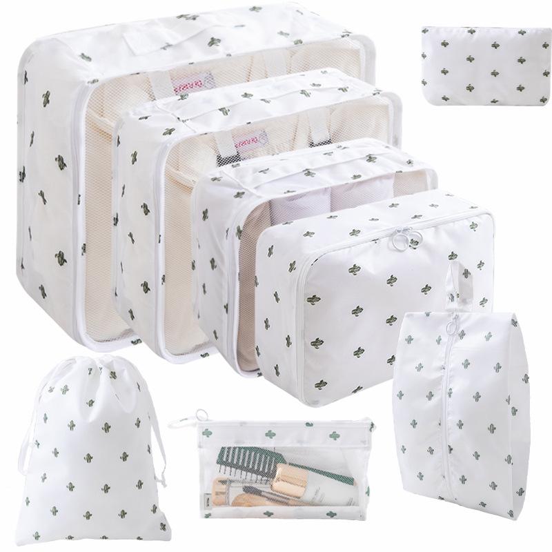 8-Piece Travel Clothing Storage Bag Set