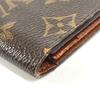 Louis Vuitton M60825 Monogram Porto Cartes Cr_dit Bi-fold Long Wallet Brown