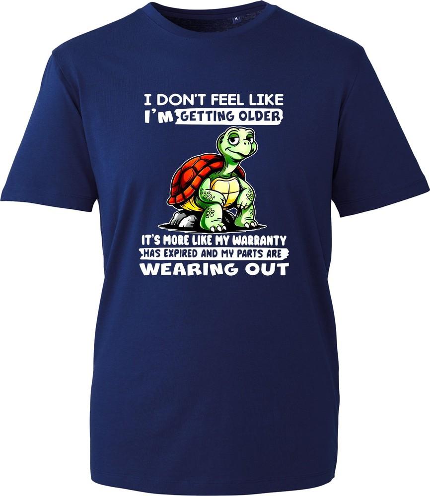 Funny Turtle Tshirt Unisexs Unisexs I Dont Feel Older Just Slower Graphic Gift S