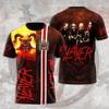 T-shirt alla moda da uomo Rock Band Slayer Stampa 3D T-shirt Uomo Donna Hip Hop Manica Corta Maglietta Oversize Streetwear Top Abbigliamento