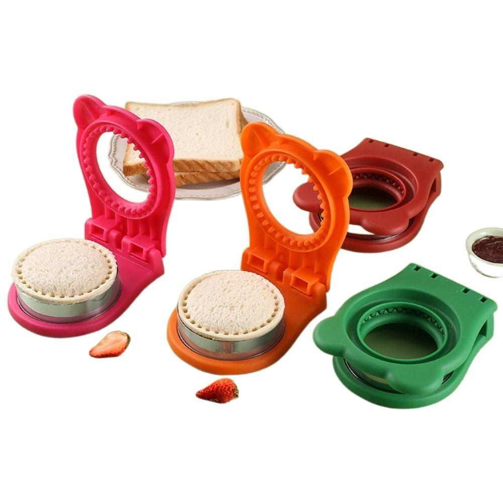 Sealer Flip DIY Sandwichschneider Form Edelstahl Sandwichschneidewerkzeug für Kinder Mittagessen