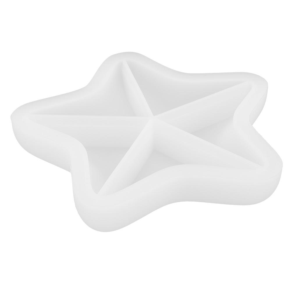 White Seastar Marine Series Silicone Box Mould Silicone Storage Tray Mould  For Crafters