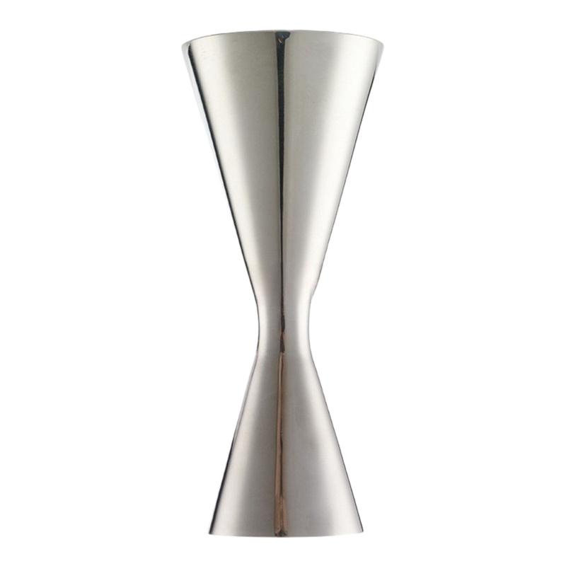 

Food Grade 304 Stainless Steel Barwares With Measurements Metal Measuring Cup Double Cocktail Jigger For Bartending