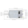 RS550 DC Motor 24V 25000RPM High Speed Electric Drive Motor for 18V 20V 24V Kids Ride On Car Upgrade DIY Replacement Parts