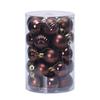 34Pcs Christmas Balls Ornaments, 4cm Xmas Tree Hanging Baubles Decor Set