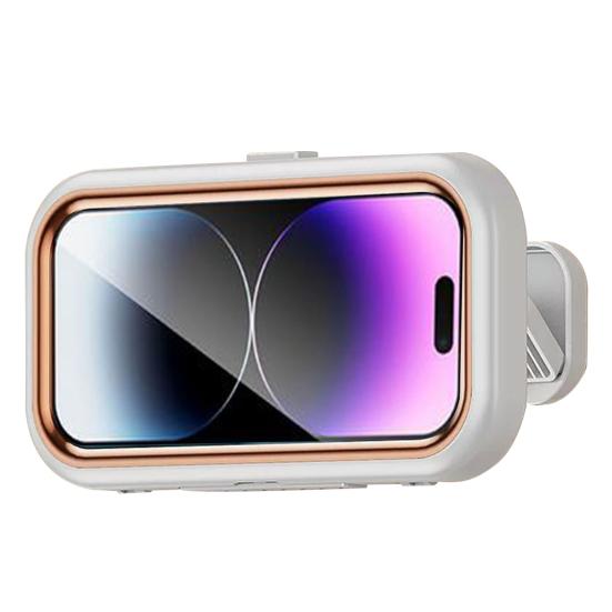 Shower Phone Holder Rotation 360-Degree Wall-Mounted Angle Adjustable Waterproof Cellphone Phone Holder Stand Case Box