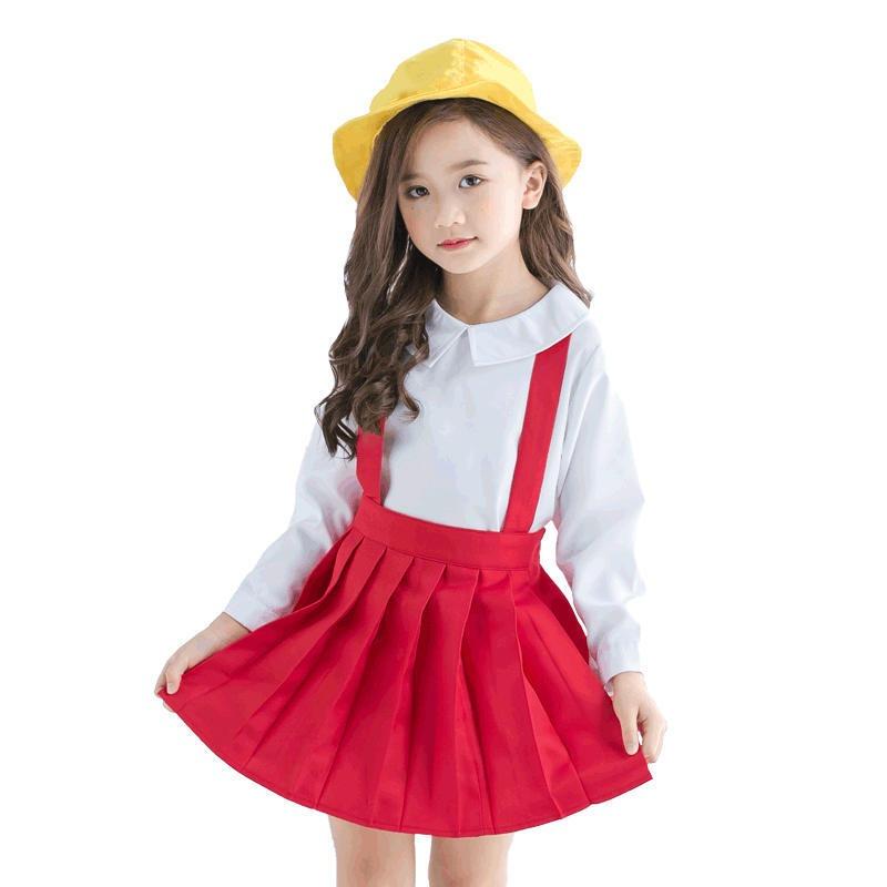 Cherry Maruko Children's Clothing Children's Clothing Skirt Anime Girls Clothes Student Uniform