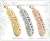 Hawaiian Jewelry Stainless Steel Stainless Yellow Openwork with 45cm Curb Necklace, (surgical Steel), Gold, Feather/wing Design, Scroll, Chain.