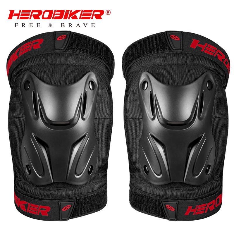Summer Outdoor Protective Gear: Motorcycle Knee & Elbow Pads for Cycling, Skating, Skiing, and Delivery Riders
