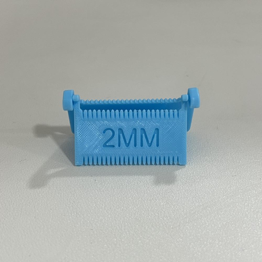 

1/2Pcs Needle Gauge Edge Stitching Lock Sewing Gauge Quilting Hemming Seam Finishing Sewing Needle Gauge Measuring Tool