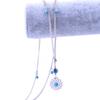 New Product Blue Pine Stone Five -piece Pendant Navel Navel Lumbar Chain Belly Navel Loop Belly Button Buckle