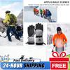 Smart Heated Gloves Winter Waterproof Electric Heating Gloves for Motorcycle Riding Outdoor Sports & Skiing (Gloves+Battery Box)